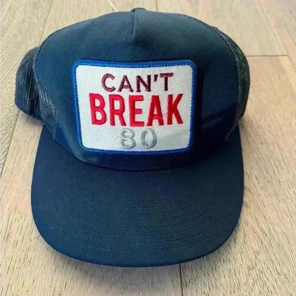 G/fore Can't Break 80 Trucker Snapback Hat - Navy